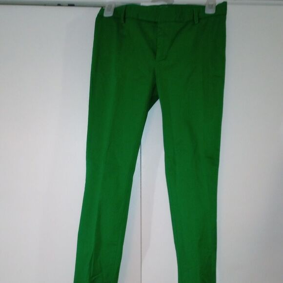 🆕👖Gap Slim Cropped Color Green Khakis - Picture 2 of 7